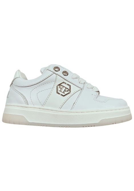 White leather children's shoes Philipp Plein | 80036/PIABIANCO